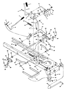 Part Location Diagram of 94029  Z Murray Lever, Lift